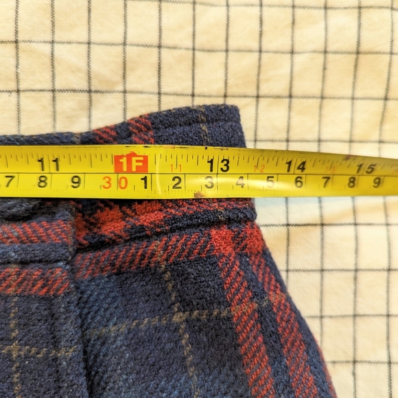 High-waisted Plaid Wool Mini Skirt Gap - Picture 6 of 6